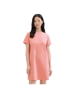 Платье из джинсового джерси меланжевого цвета Denim, цвет Shell Pink Tom tailor