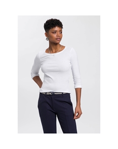 Рубашка с длинными рукавами и фиксируемыми отворотами, белый Kangaroos