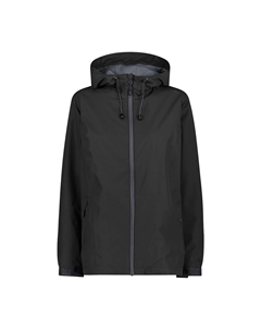 Дождевик с капюшоном, дышащий, ветрозащитный и водонепроницаемый, цвет Nero Cmp