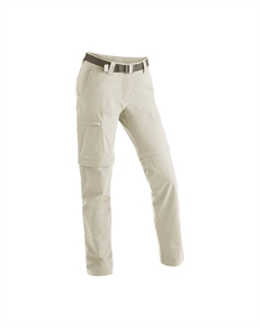 Функциональные брюки "Inara slim zip", женские походные брюки, уличные брюки на молнии, 4 кармана, облегающий крой, коричневый Maier sports