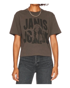 Футболка Janis Joplin Icon в цвете Safari Green Chaser
