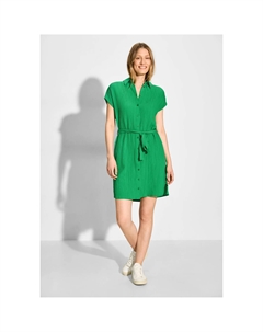 Платье-блузка с планкой на пуговицах, зеленый Cecil