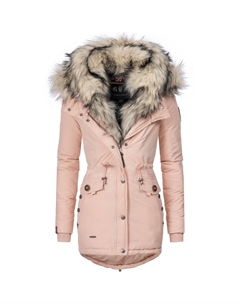 Зимнее пальто "Sweety", классная зимняя парка с двумя капюшонами из искусственного меха, розовый Navahoo