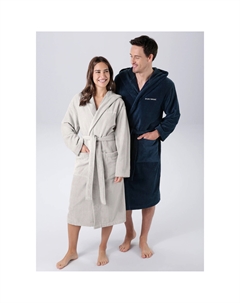 Халат унисекс "Daniel", женский и мужской халат, длинный, с карманами, S-5XL, серый Bruno banani