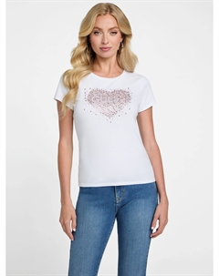 Футболка Eco Bibi Heart, цвет blanc pur Guess factory