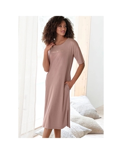 Ночная рубашка с красивым принтом из фольги, лиловый Vivance dreams