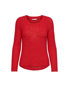Вязаный свитер "ONLGEENA XO L/S PULLOVER KNT NOOS", цвет Flame Scarlet Only