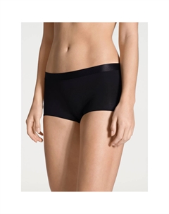 Трусики "Cate", плоский пояс с атласной отделкой, черный Calida