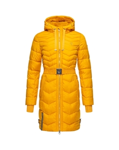Стеганое пальто "Цикламен", стильное зимнее пальто с шикарными деталями, желтый Navahoo