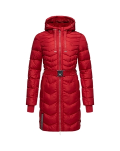 Стеганое пальто "Цикламен", стильное зимнее пальто с шикарными деталями, красный Navahoo