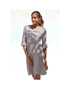 Ночная рубашка с полосками и воланами, розовый Vivance dreams