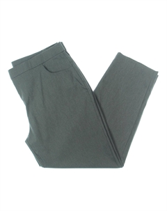 Плюс женские современные эластичные прямые брюки, серый Alfred dunner