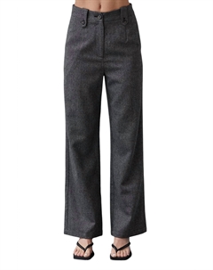 Брюки Clara из смесовой шерсти в цвете «уголь», цвет charcoal Crescent