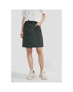 Мини-юбка из эластичного материала, хаки Cecil