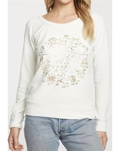 Пуловер с длинным рукавом и реглан Rpet Bliss Knit - Зодиак в кремовом цвете Chaser