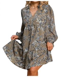 Платье Angie в сером цвете, серый Umgee