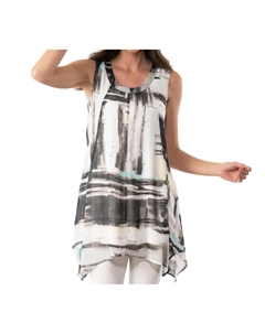 Иллюзионная туника с принтом, цвет print Stella carakasi