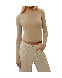 Футболка с длинными рукавами Tomboy в голубом цвете Cuts