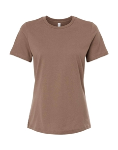 Женская свободная футболка из джерси, цвет vintage brown Bella+canvas