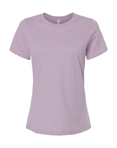 Женская свободная футболка из джерси, светло-фиолетовый Bella+canvas