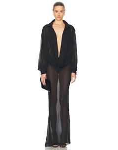 Шифоновое Платье Monot, черный Mônot