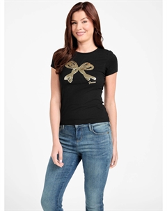 Футболка Eco Rowe, черный Guess factory