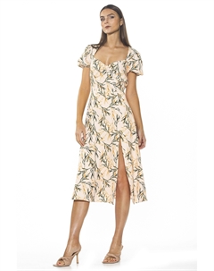 Платье миди Грейси, цвет beige wildflowers Alexia admor