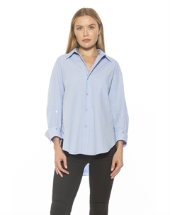 Рубашка янтарного цвета, синий Alexia admor