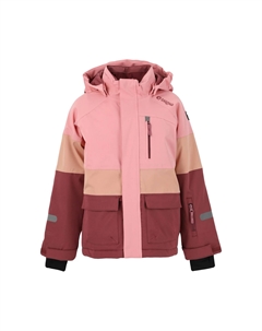 Лыжная куртка "Taylora" с ветро- и водонепроницаемой мембраной из ТПУ, цвет Rosa-Pastell Zigzag