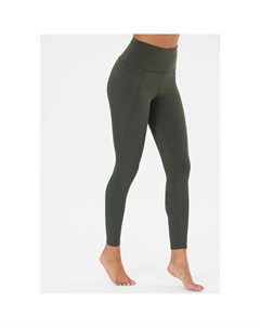 Тренировочные тайтсы "Алия", эластичного дизайна с плоскими швами, зеленый Athlecia