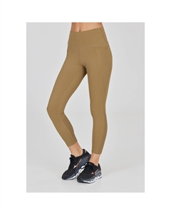 Тренировочные тайтсы "Алия", эластичного дизайна с плоскими швами, цвет Camelfarben Athlecia