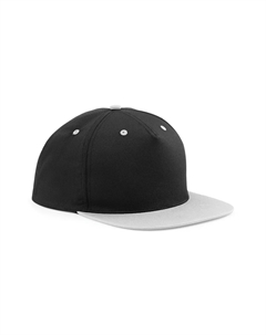 Контрастная кепка Snapback с 5 панелями, черный Beechfield®
