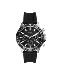 Мужские многофункциональные часы Bannon из нержавеющей стали, черный Fossil