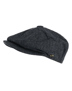Мужская кепка Newsboy из шерсти Melton 8 Quarter, серый Epoch hats company