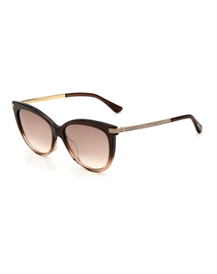 Женские солнцезащитные очки из ацетата, коричневый Jimmy choo