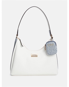 Сумка через плечо Emerie, белый/мультиколор Guess factory