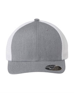 Кепка 110 Mesh-Back, цвет heather grey/ white Flexfit