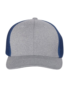 Кепка дальнобойщика Mlange, цвет heather grey/ royal Flexfit