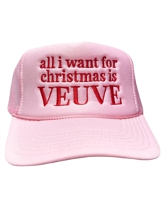 Женская шапка All I Want For Christmas в розовом цвете Camel threads