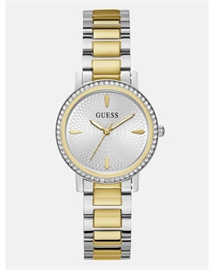 Многотональные аналоговые часы, серебряный/золотой Guess factory