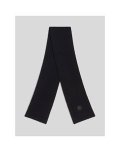 ВЯЗАНЫЙ ШАРФ С ЛОГОТИПОМ, черный Etro