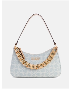 Мини-сумка через плечо с логотипом Rembert Denim, цвет denim multi Guess factory