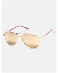 Солнцезащитные очки-авиаторы розового цвета Guess factory
