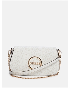 Мини-сумка через плечо с логотипом Citrus Grove, цвет white logo Guess factory