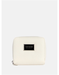 Кошелек Abree Saffiano на молнии, цвет milk multi Guess factory