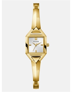 Золотистые геометрические аналоговые часы, золотой Guess factory