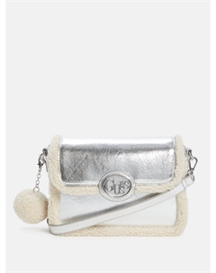 Сумка через плечо женская, серебряный Guess factory