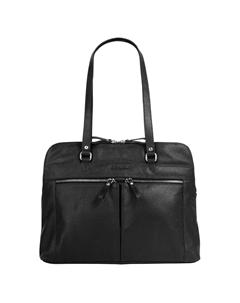 Портфель, натуральная кожа, черный Betty barclay