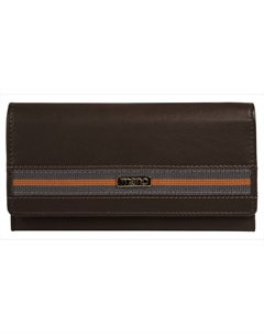 Кошелек, натуральная кожа, коричневый Mano