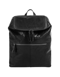 Городской рюкзак, натуральная кожа, черный Spikes & sparrow